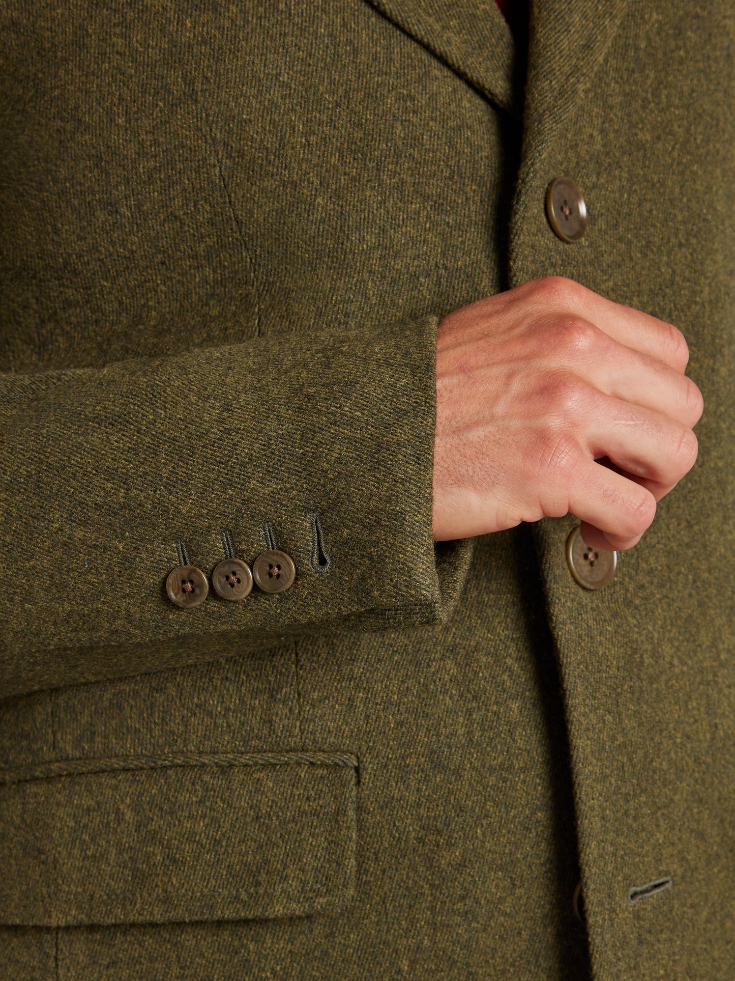 Single Breasted Overcoat – Forest Green
