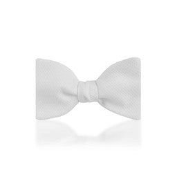 Marcella Self Tie Bow Tie - White