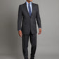 Eaton Suit - Grey Herringbone