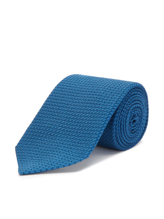 Grenadine silk tie - Royal