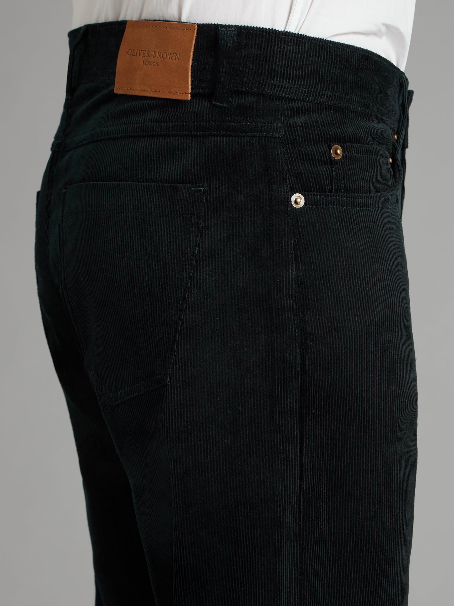 Luxury Needlecord Jeans - Black