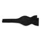 Luxury Silk Bow Tie, Self Tie - Black