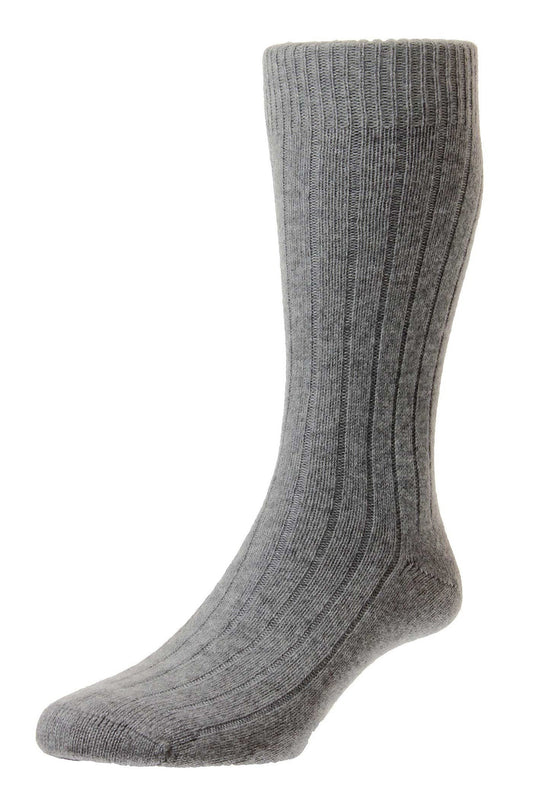 Pantherella Cashmere Socks - Flannel