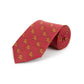 Pure Silk Flying Grouse Tie - Red