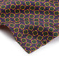 Purple floral handkerchief pure silk