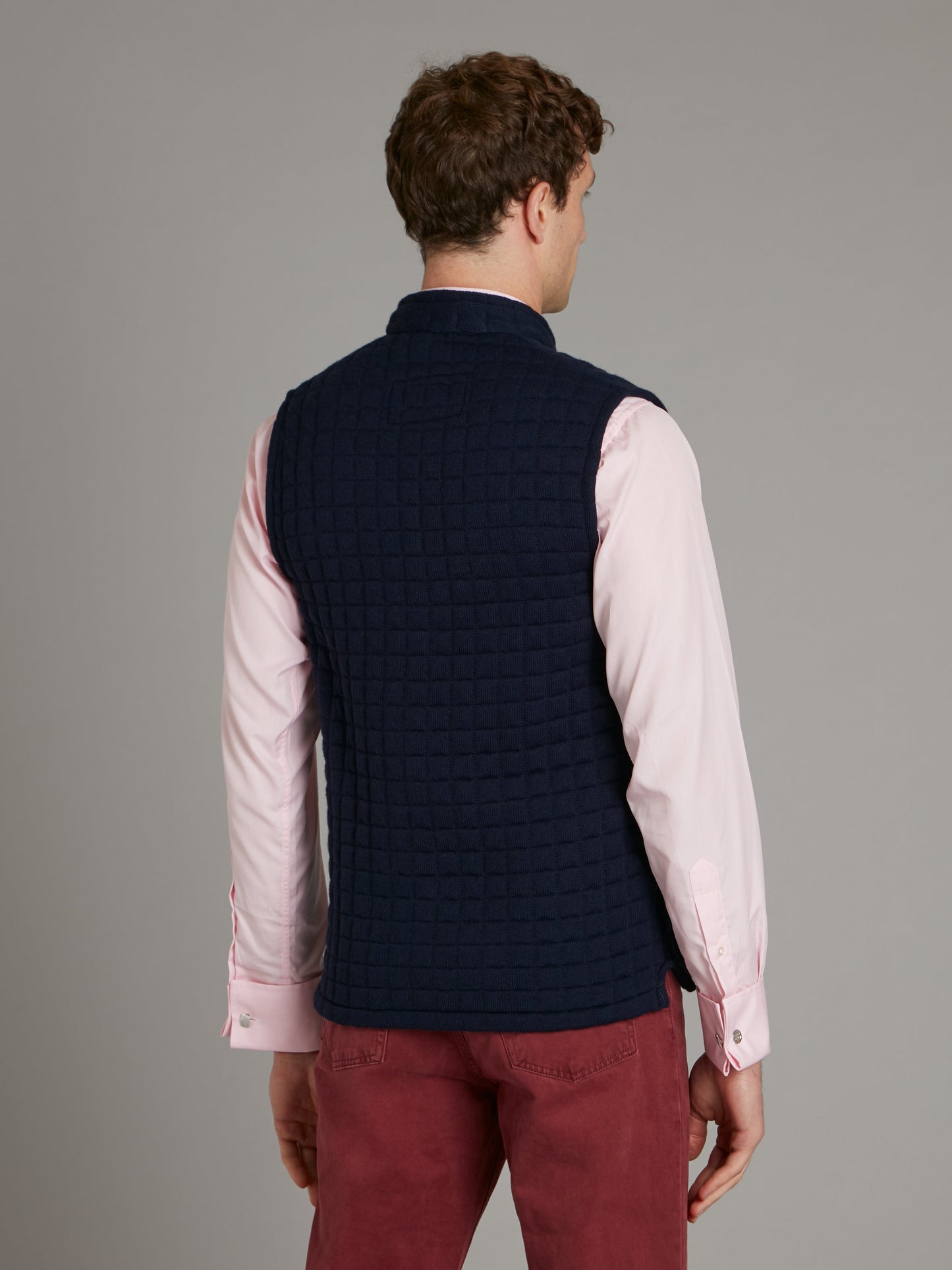 Quilted Thermatex Gilet - Navy