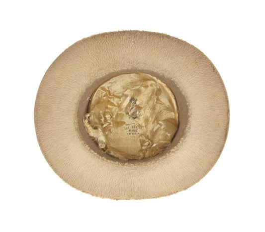 Antique Top Hat, White Gold Beaver Fur