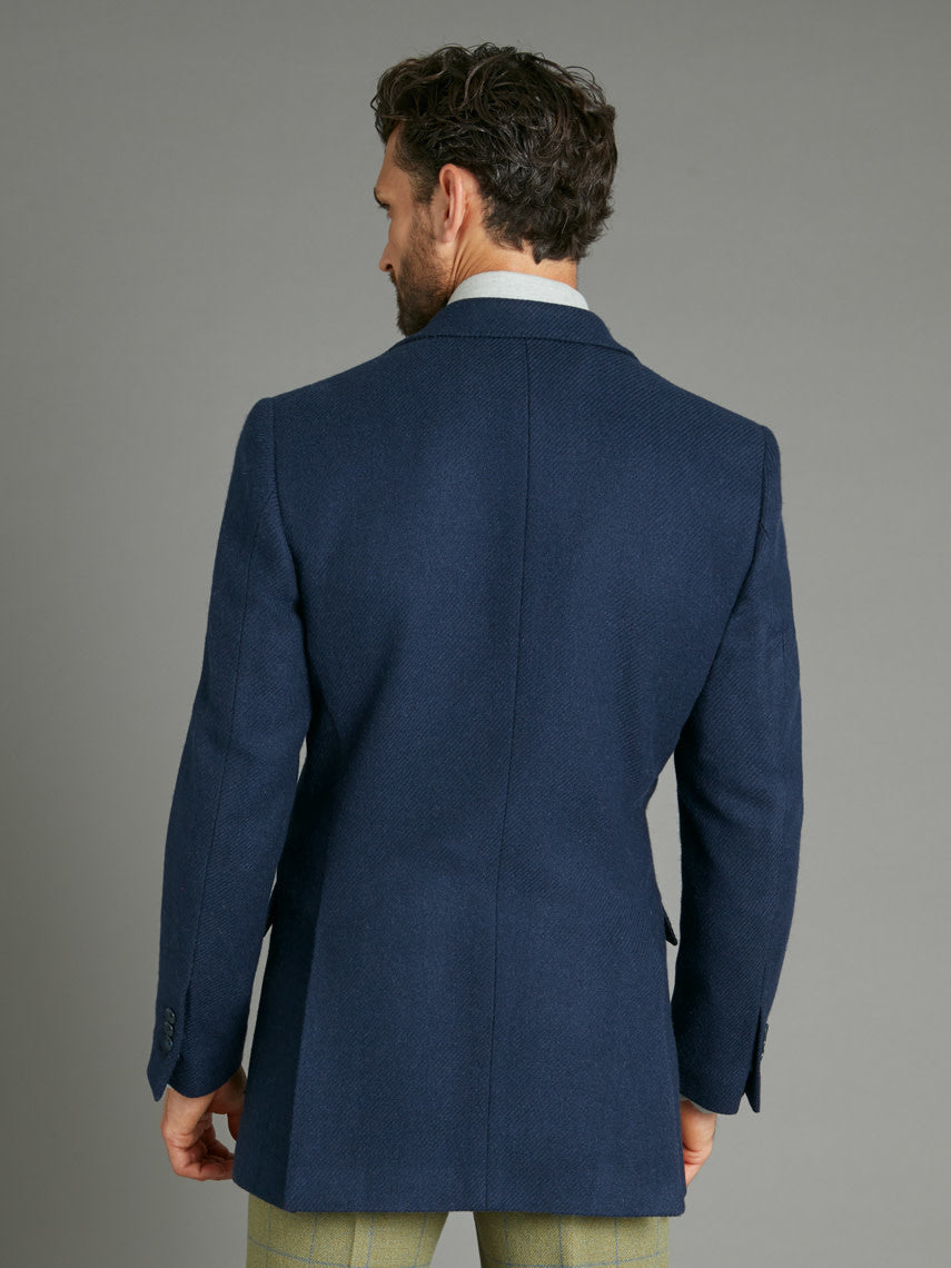 Oliver Brown Eaton navy wool jacket