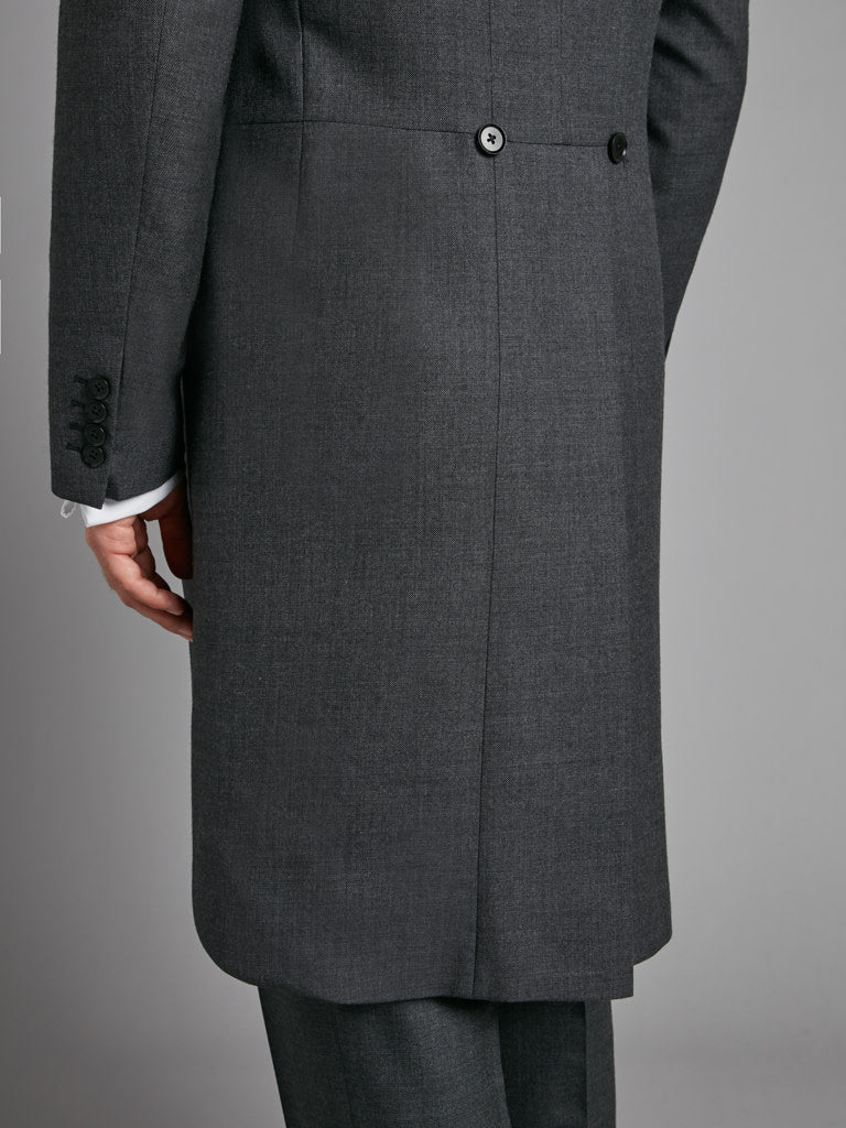 Morning Coat - Plain Grey Wool