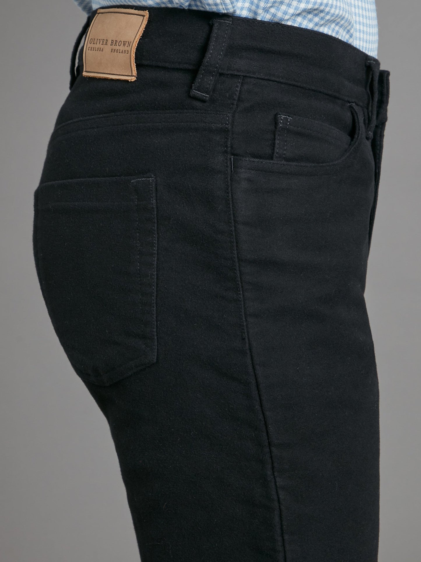 Moleskin Jeans - Pure Black