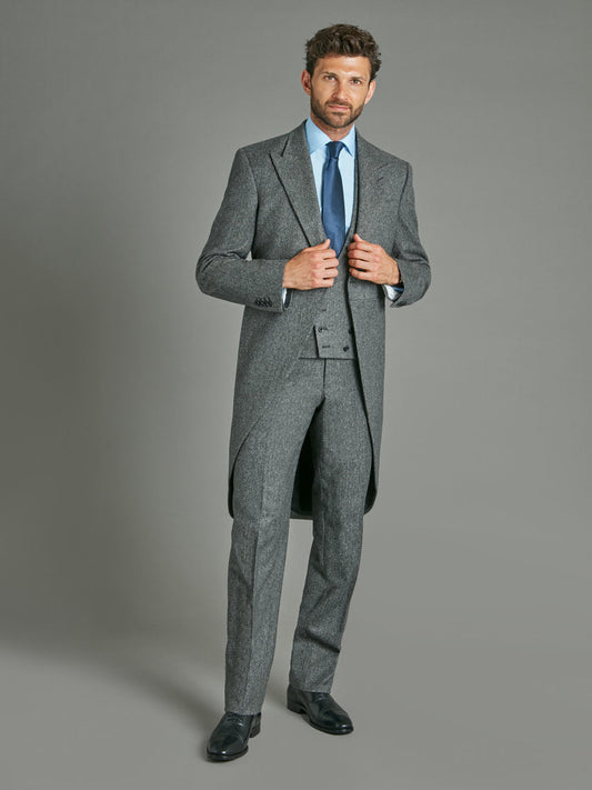 Oliver Brown mid-grey morning suit