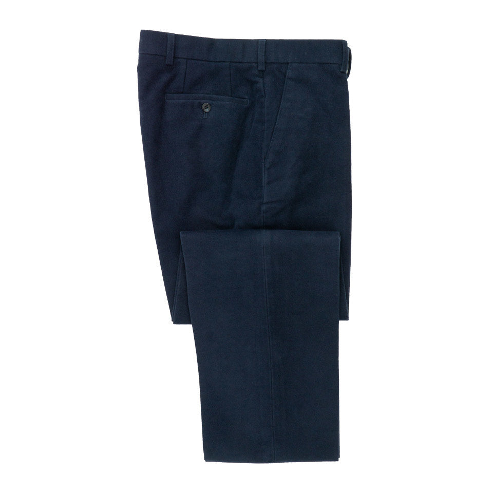 Moleskin Trousers - Navy – Oliver Brown