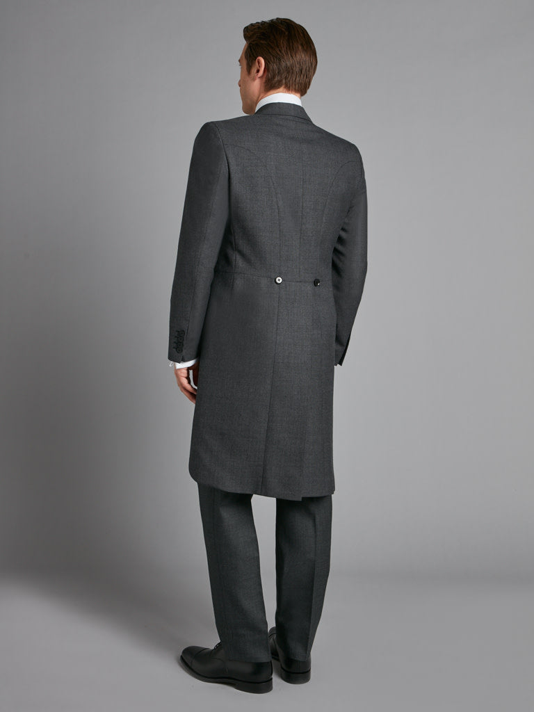 Morning Coat - Plain Grey Wool