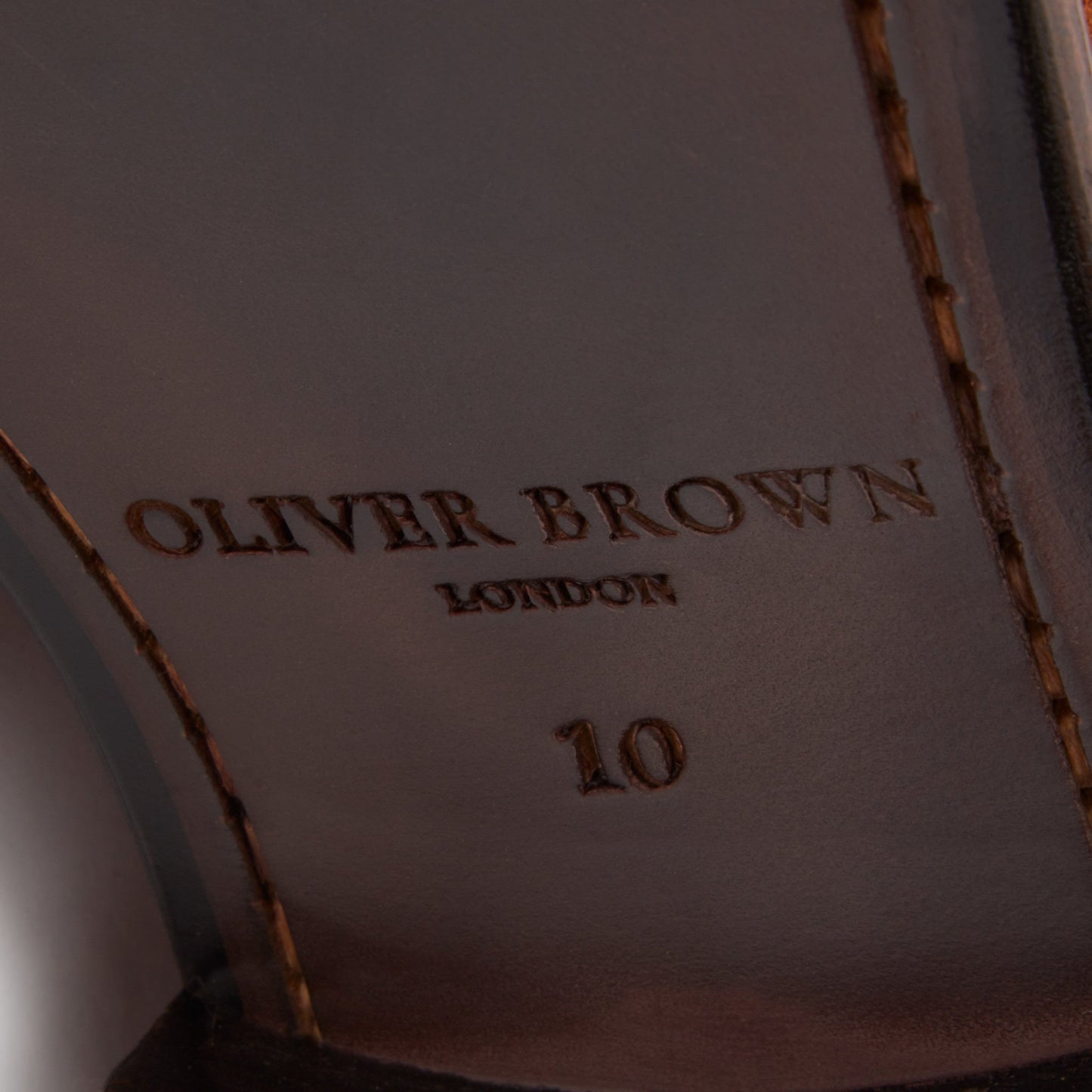 Oliver Brown Loafer - Suede Brown